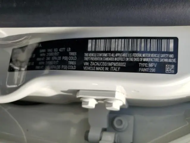 2021 JEEP RENEGADE LATITUDE  