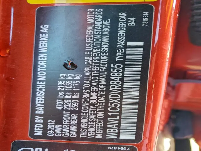 2013 BMW X1 XDRIVE28I  