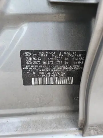 2013 HYUNDAI ELANTRA GLS  