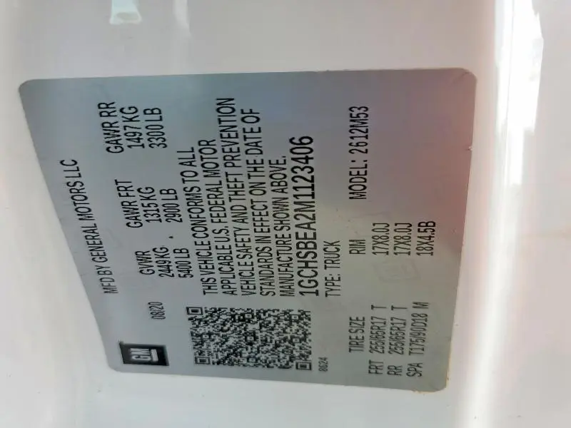 2021 CHEVROLET COLORADO   