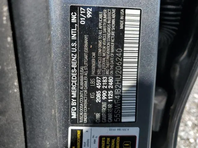 2017 MERCEDES-BENZ C 300  