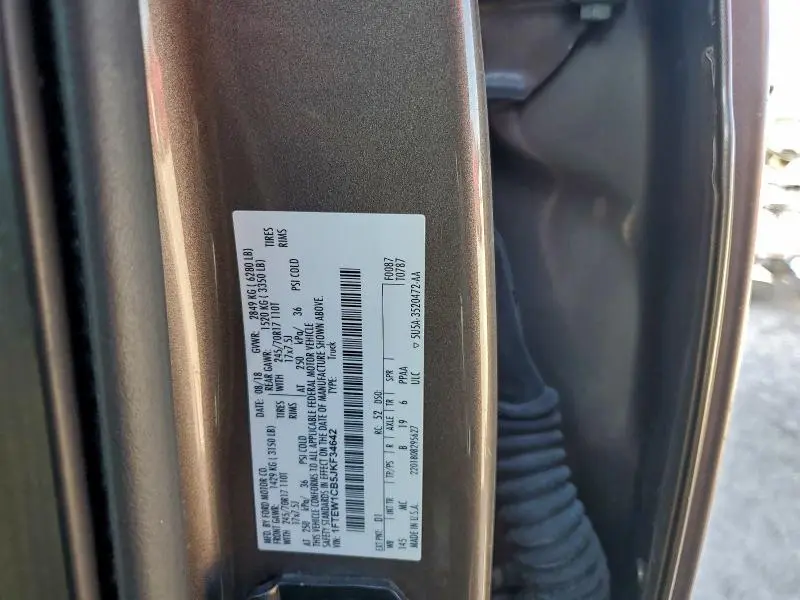 2018 FORD F150 SUPERCREW  