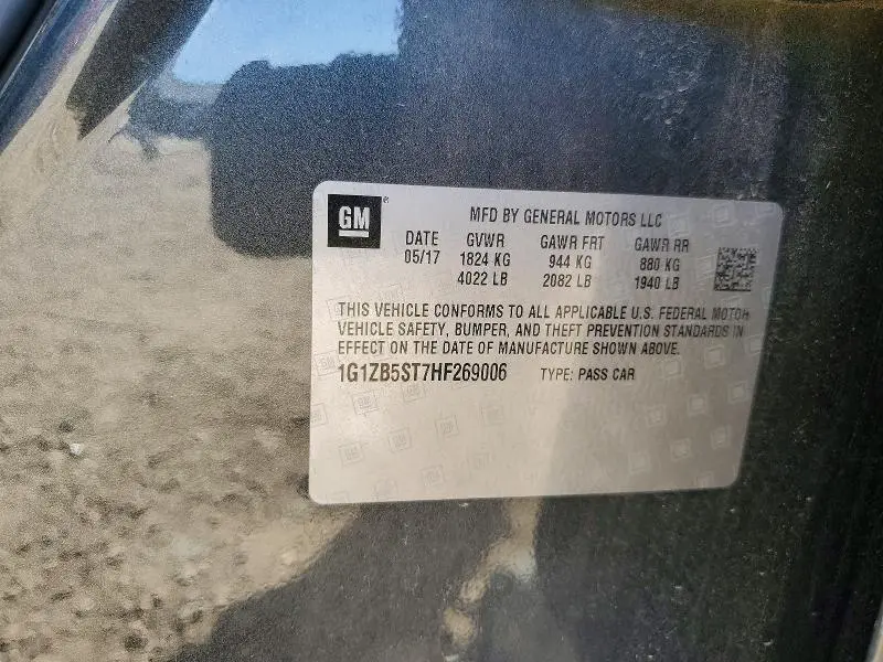 2017 CHEVROLET MALIBU LS  