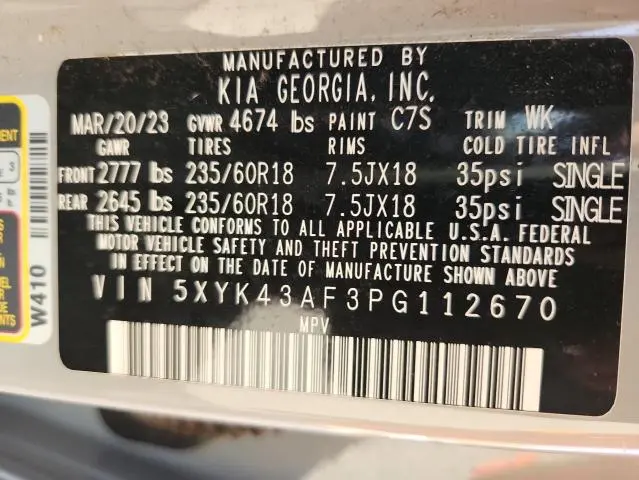 2023 KIA SPORTAGE SX  