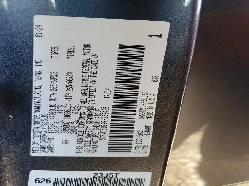 2024 TOYOTA TUNDRA LIMITED HV  