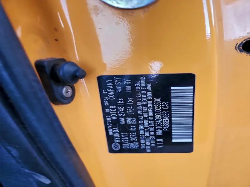 2012 HYUNDAI VELOSTER   