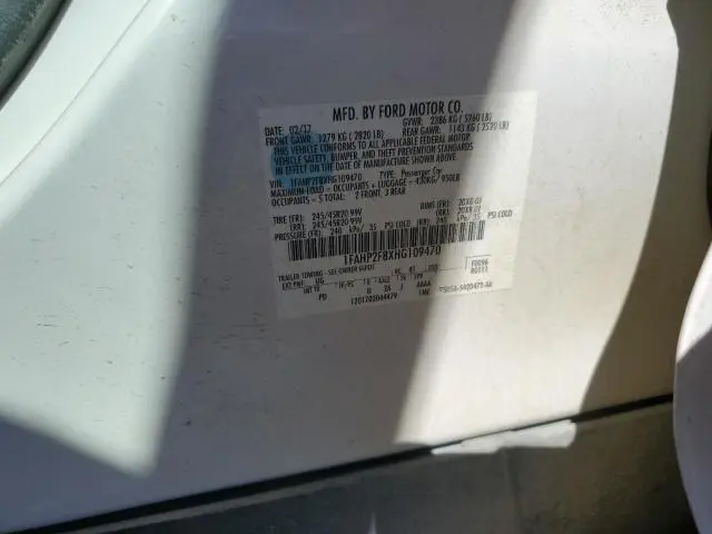 2017 FORD TAURUS LIMITED  