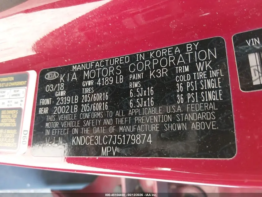 2018 KIA NIRO EX