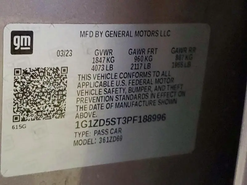 2023 CHEVROLET MALIBU LT  