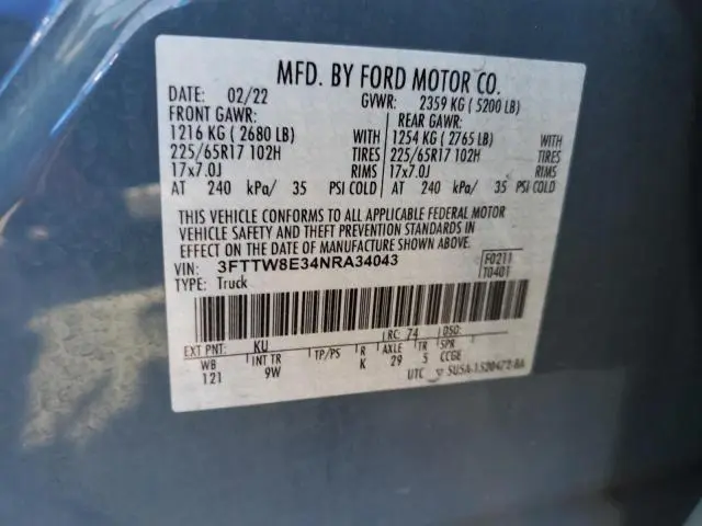 2022 FORD MAVERICK XL  