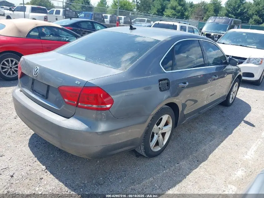2012 VOLKSWAGEN PASSAT 2.5L SE