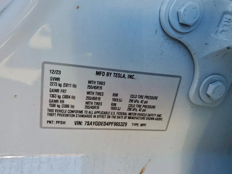 2023 TESLA MODEL Y   