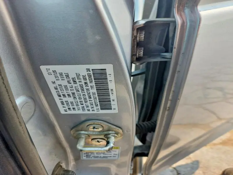 2012 HONDA ACCORD LX  