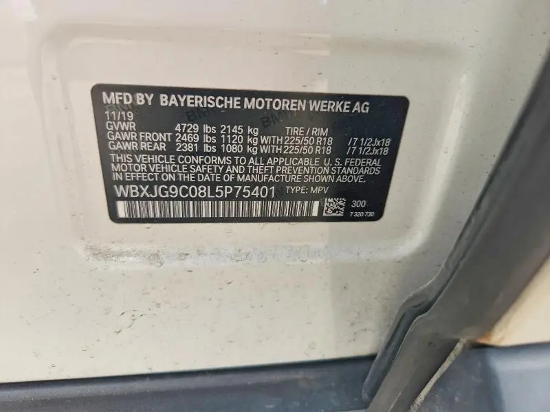 2020 BMW X1 XDRIVE28I  