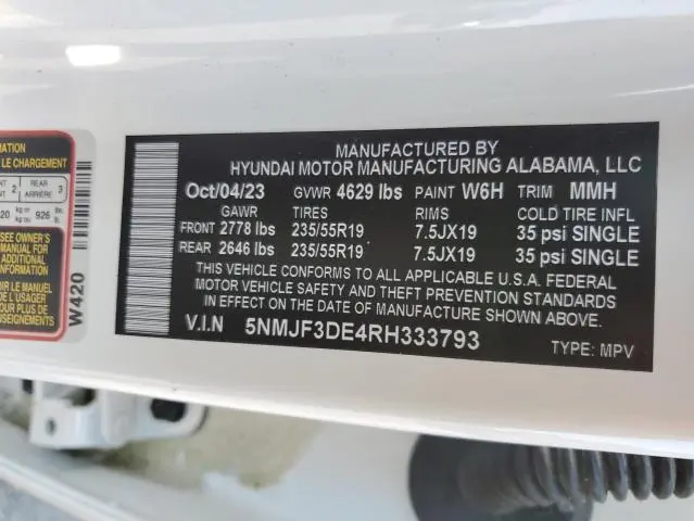 2024 HYUNDAI TUCSON SEL  