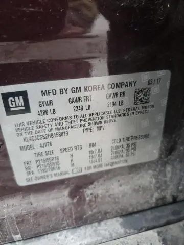 2017 BUICK ENCORE ESSENCE  