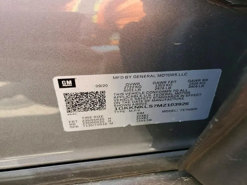 2021 GMC ACADIA SLE  