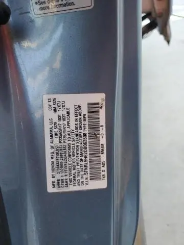 2013 HONDA ODYSSEY EXL  