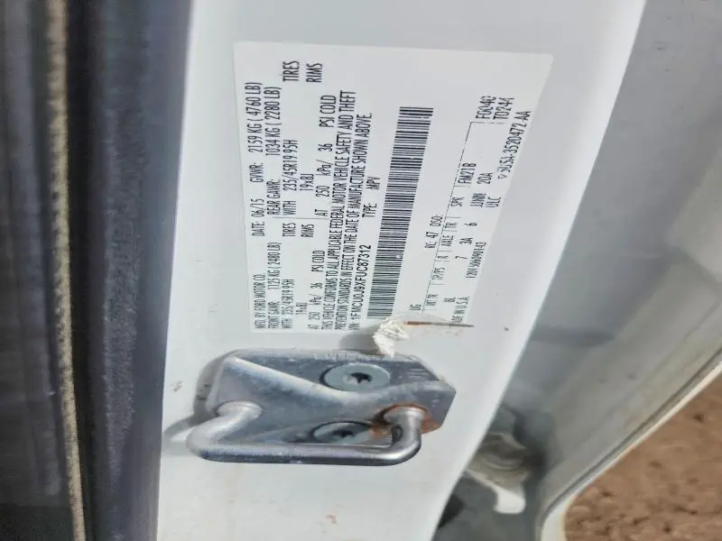 2015 FORD ESCAPE TITANIUM  