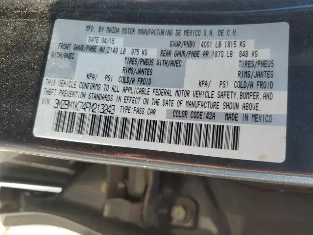 2015 MAZDA 3 SPORT  