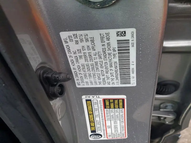 2020 HONDA CR-V TOURING  