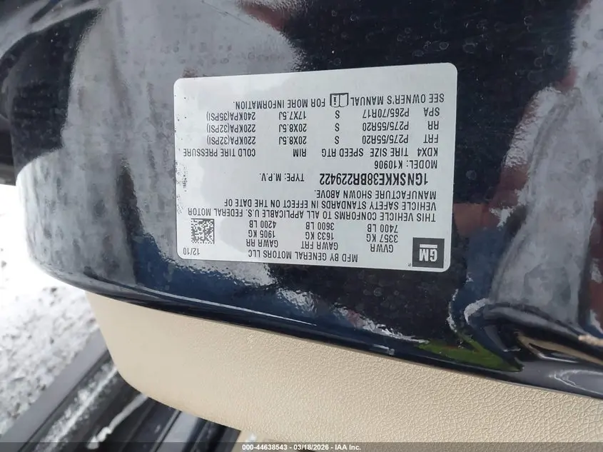2011 CHEVROLET SUBURBAN 1500 LTZ