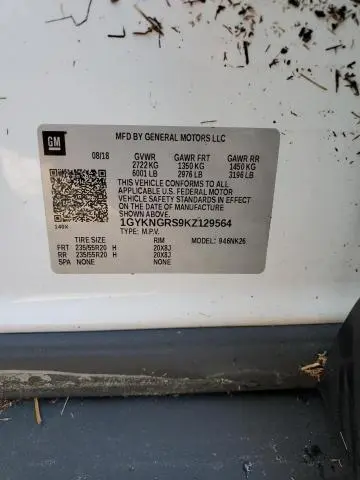 2019 CADILLAC XT5 PLATINUM  