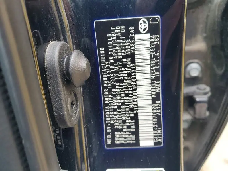 2023 TOYOTA COROLLA LE  