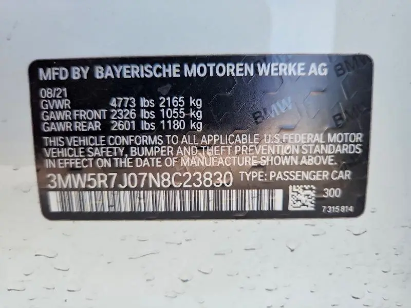 2022 BMW 330XI   