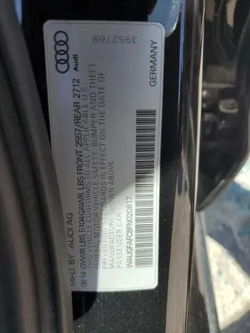 2015 AUDI A6 PREMIUM PLUS  