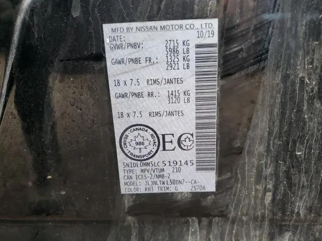 2020 INFINITI QX60 LUXE