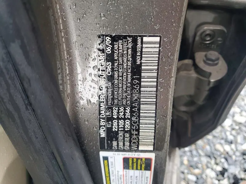 2010 MERCEDES-BENZ E 350  