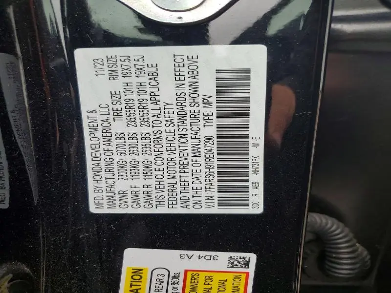 2024 HONDA CR-V SPORT TOURING  