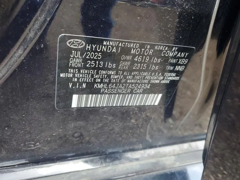 2026 HYUNDAI SONATA SEL SPORT  