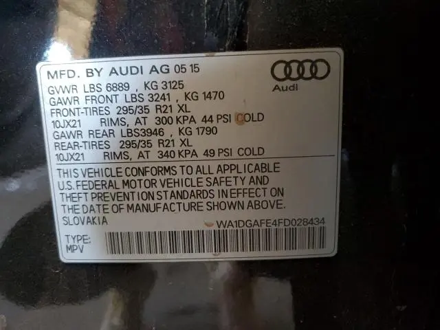 2015 AUDI Q7 PRESTIGE