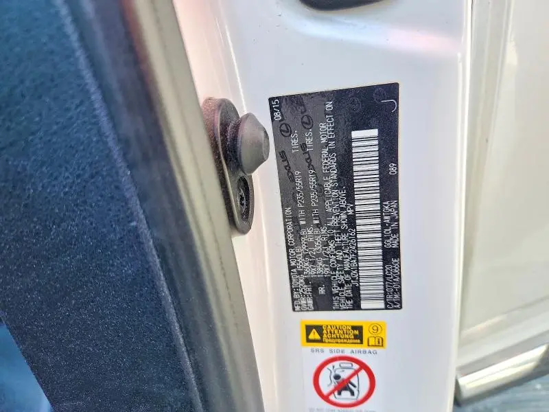 2015 LEXUS RX 350 BASE  