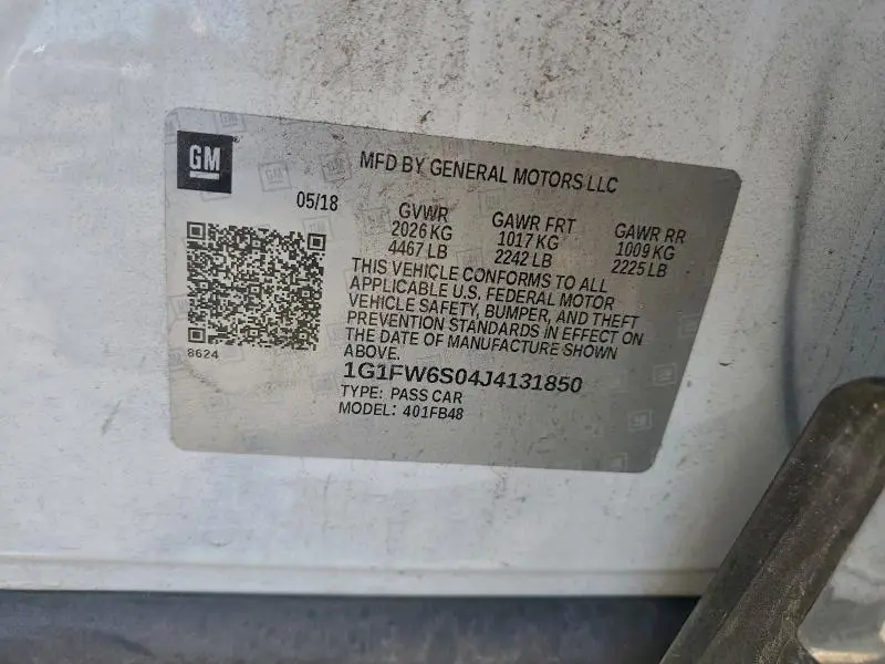 2018 CHEVROLET BOLT EV LT  