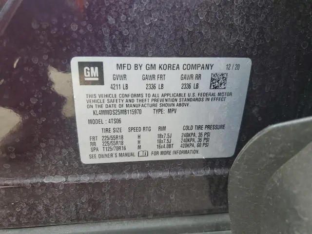 2021 BUICK ENCORE GX SELECT  
