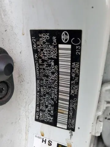 2022 TOYOTA COROLLA LE  