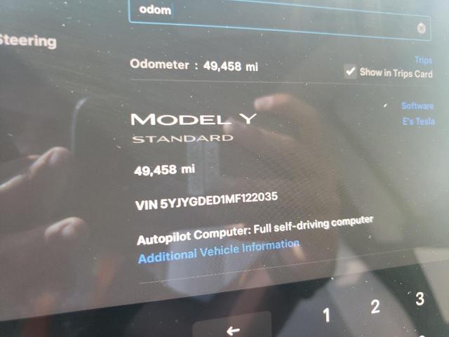 2021 TESLA MODEL Y 