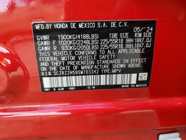 2025 HONDA HR-V SPORT  