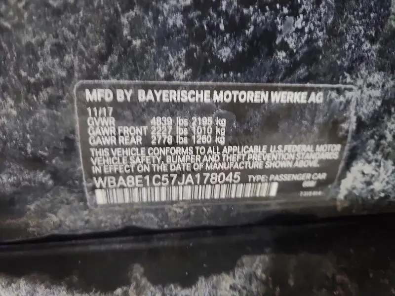 2018 BMW 330E   