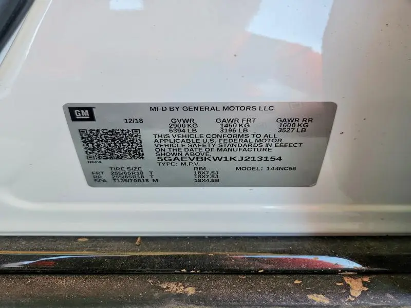 2019 BUICK ENCLAVE PREMIUM  