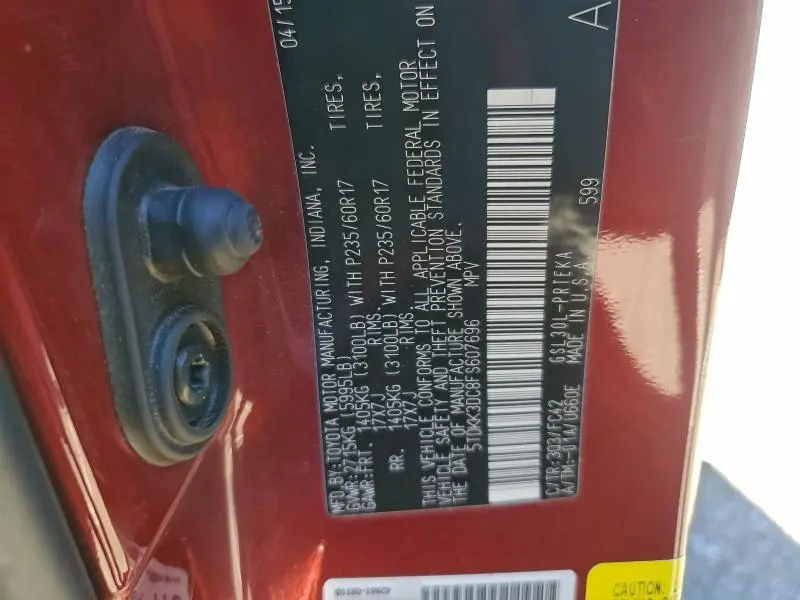 2015 TOYOTA SIENNA LE  