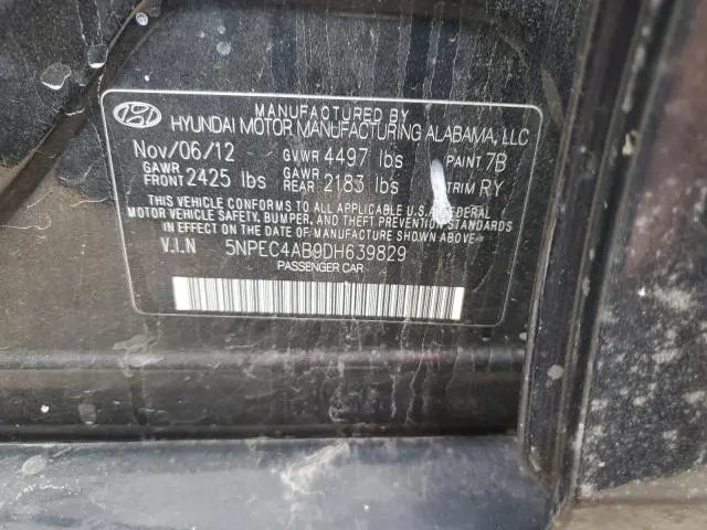 2013 HYUNDAI SONATA SE  
