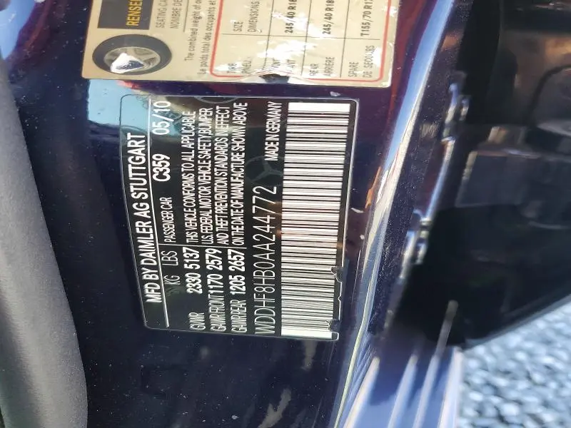 2010 MERCEDES-BENZ E 350 4MATIC  