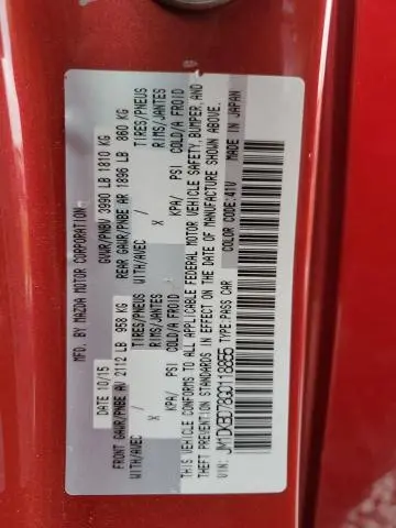 2016 MAZDA CX-3 GRAND TOURING  