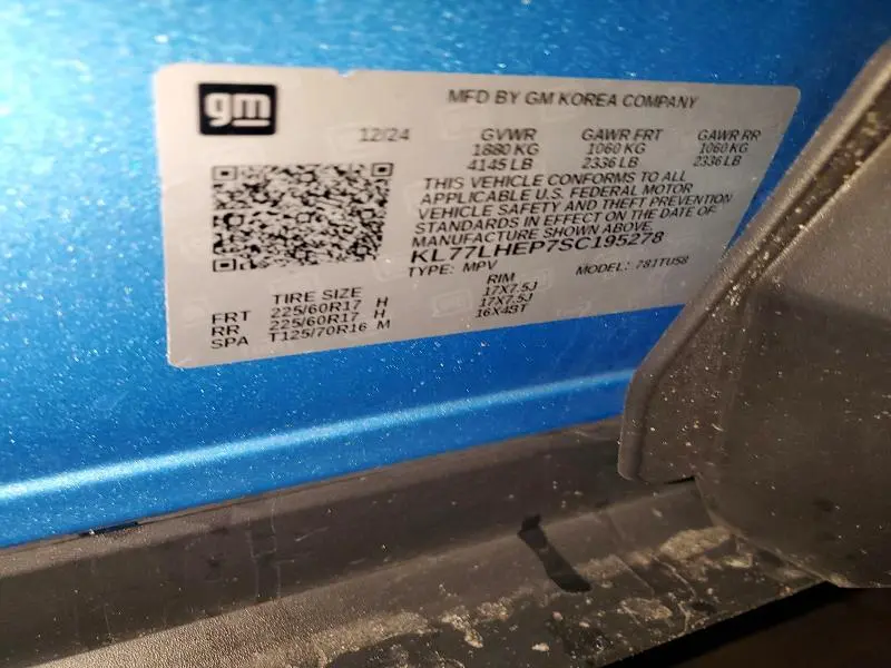 2025 CHEVROLET TRAX 1LT  