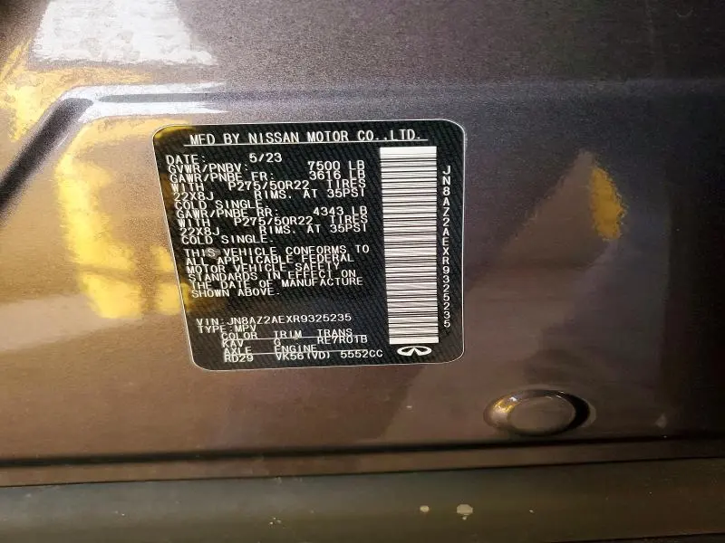 2024 INFINITI QX80 LUXE  