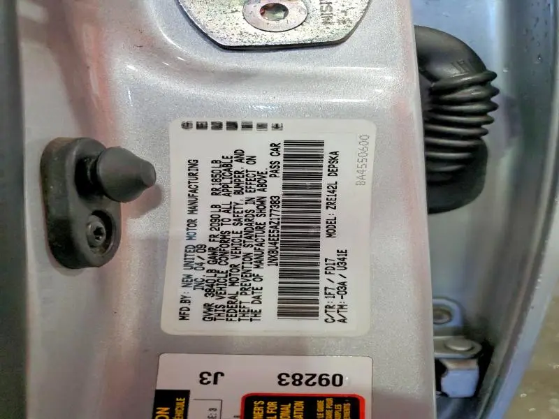 2010 TOYOTA COROLLA S  